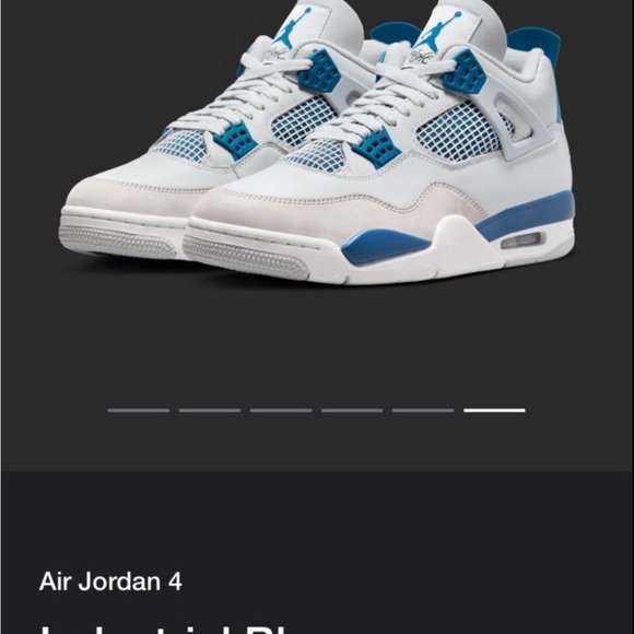Jordan 4 Retro “Military Blue”. - Picture 3 of 3